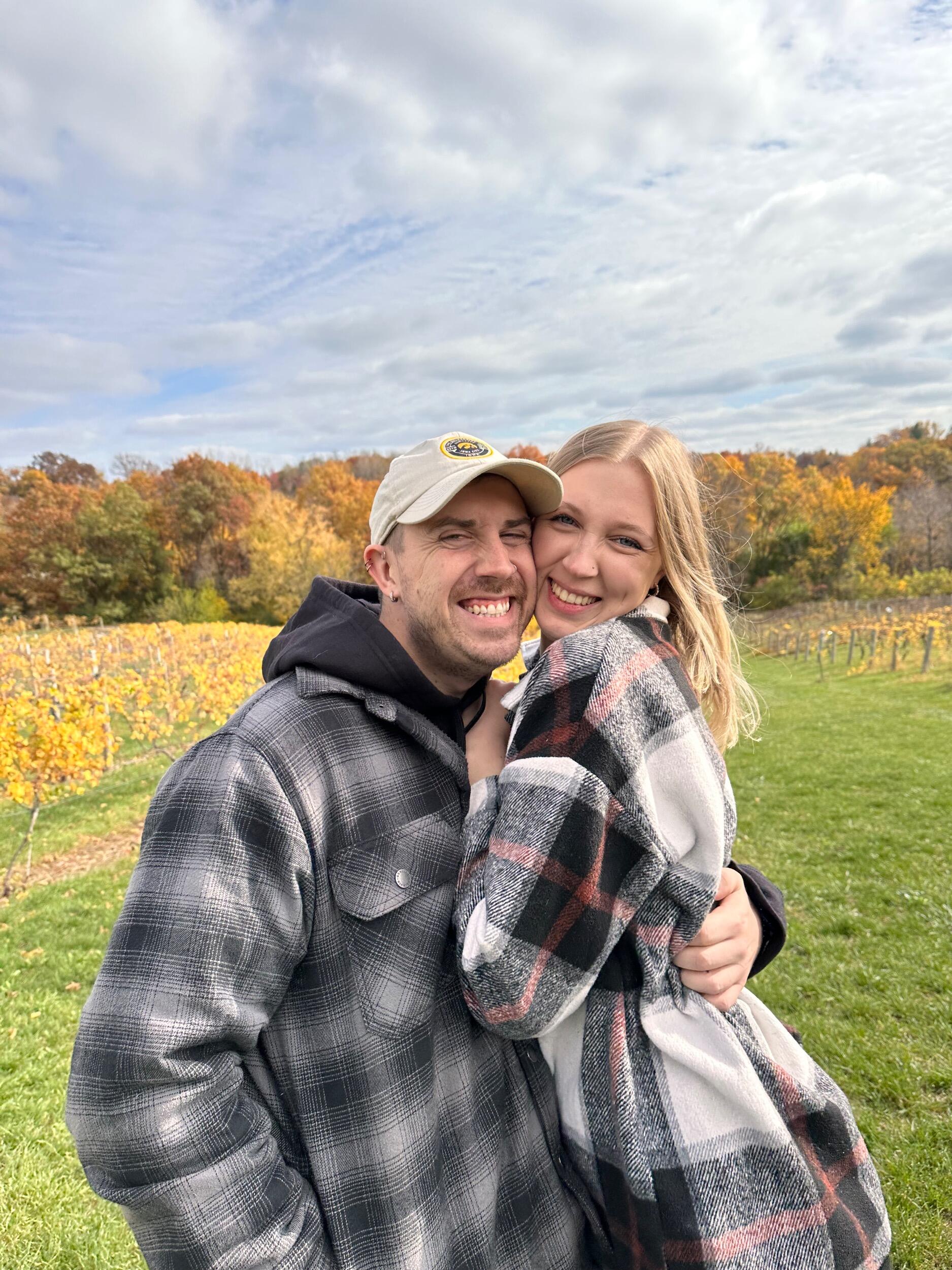 Torrie's birthday celebration at Cedar Ridge Winery!