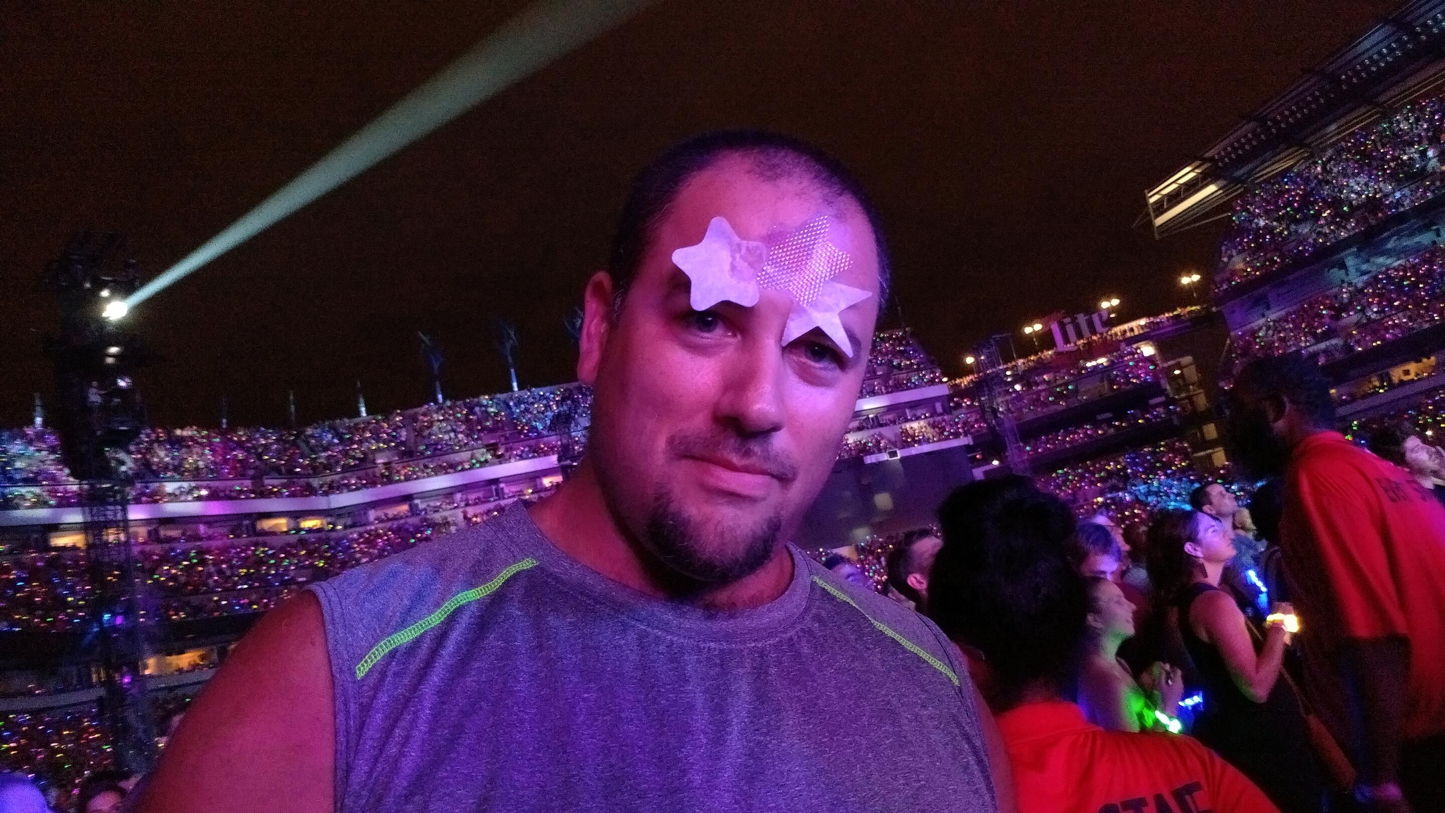 1 of 3 Coldplay concerts that summer! 🎶
