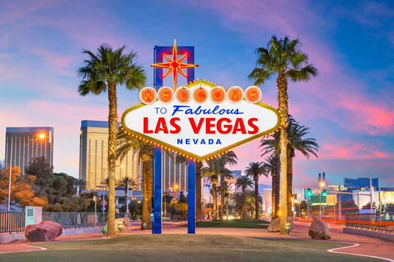 Around the world party theme idea - Las Vegas casino