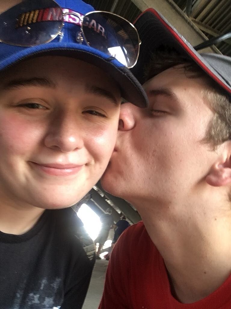 Jacob, after months of planning and strategically asking Trinity's parents for their permission, asked her to be his girlfriend on August 30th, 2019. They would go on to enjoy several dates with one another in the years to come, an example being Charlotte Motor Speedway! This was all while maneuvering through their undergrad programs together.