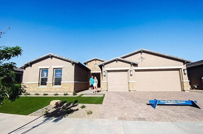 Thomas and Sarah bought their first home together in Queen Creek, AZ!