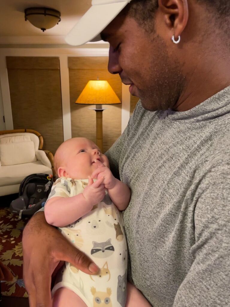Meeting Logan for the first time!