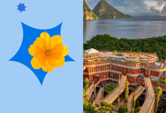 Jade Mountain resort in St. Lucia with honeymoon package