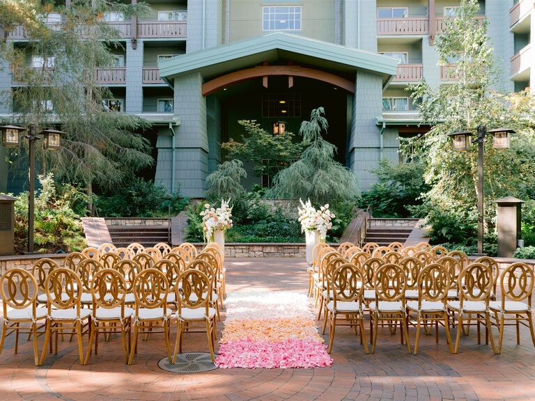 Brisa Courtyard at Disneyland wedding venue