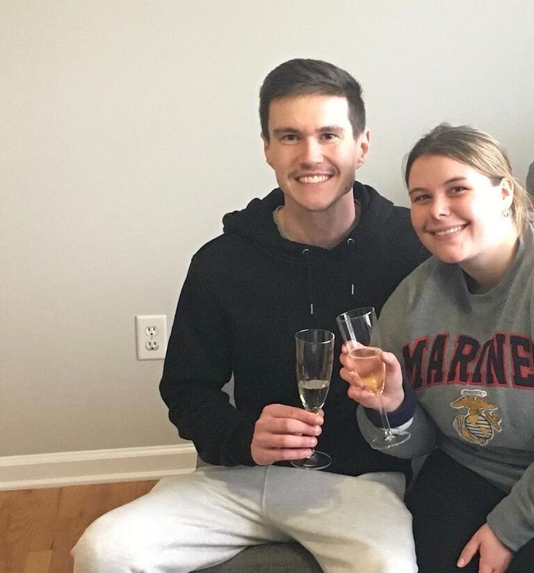 Moving into our first apartment. Patience was tested this day!