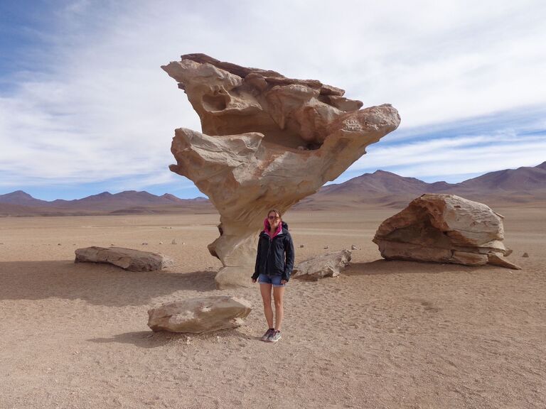 Sarah went to Bolivia.