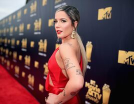 halsey red carpet mtv