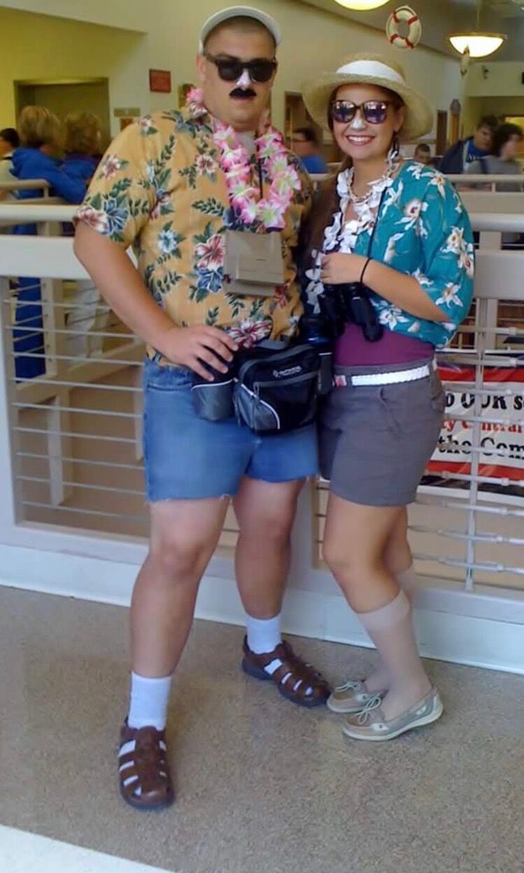 Homecoming week, dressed as Tourists!