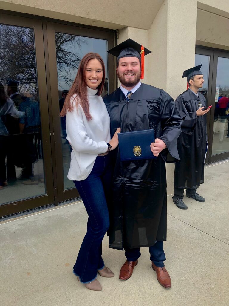 Shawn Graduated and got his first job as a mechanical Engineer!