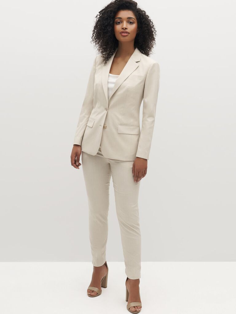 Dressy pant suits to wear to a wedding plus size best sale