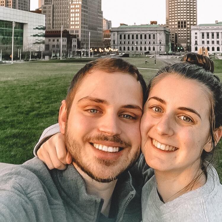 Our first apartment in Downtown Cleveland