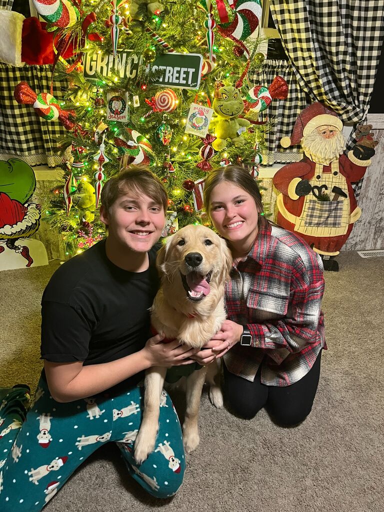 Tucker's first Christmas!