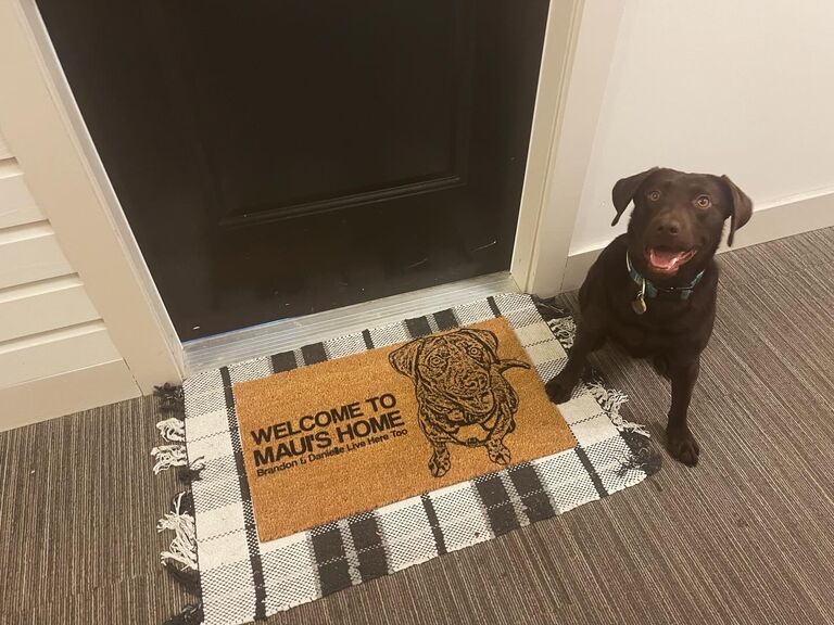 Maui showing off his Portrait