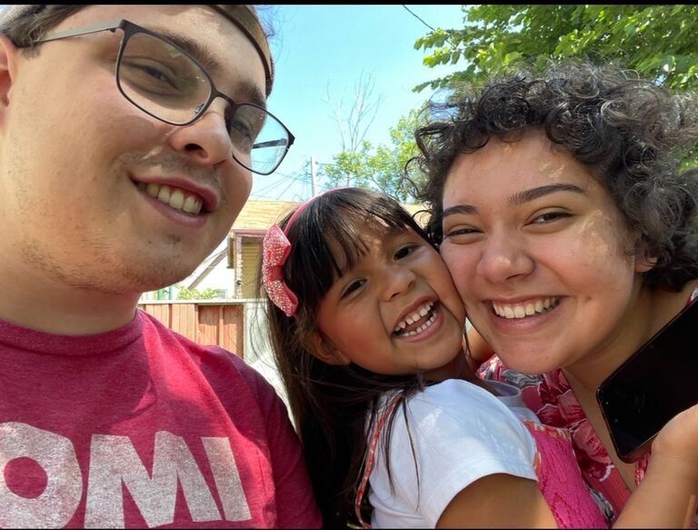 Matt would come visit as often as he could (not enough), and the two spent most of the time hanging with Bianey's family, especially her cousin, Victoria. These weekend trips were a mainstay of their relationship, providing much needed relief from the long distance. 
