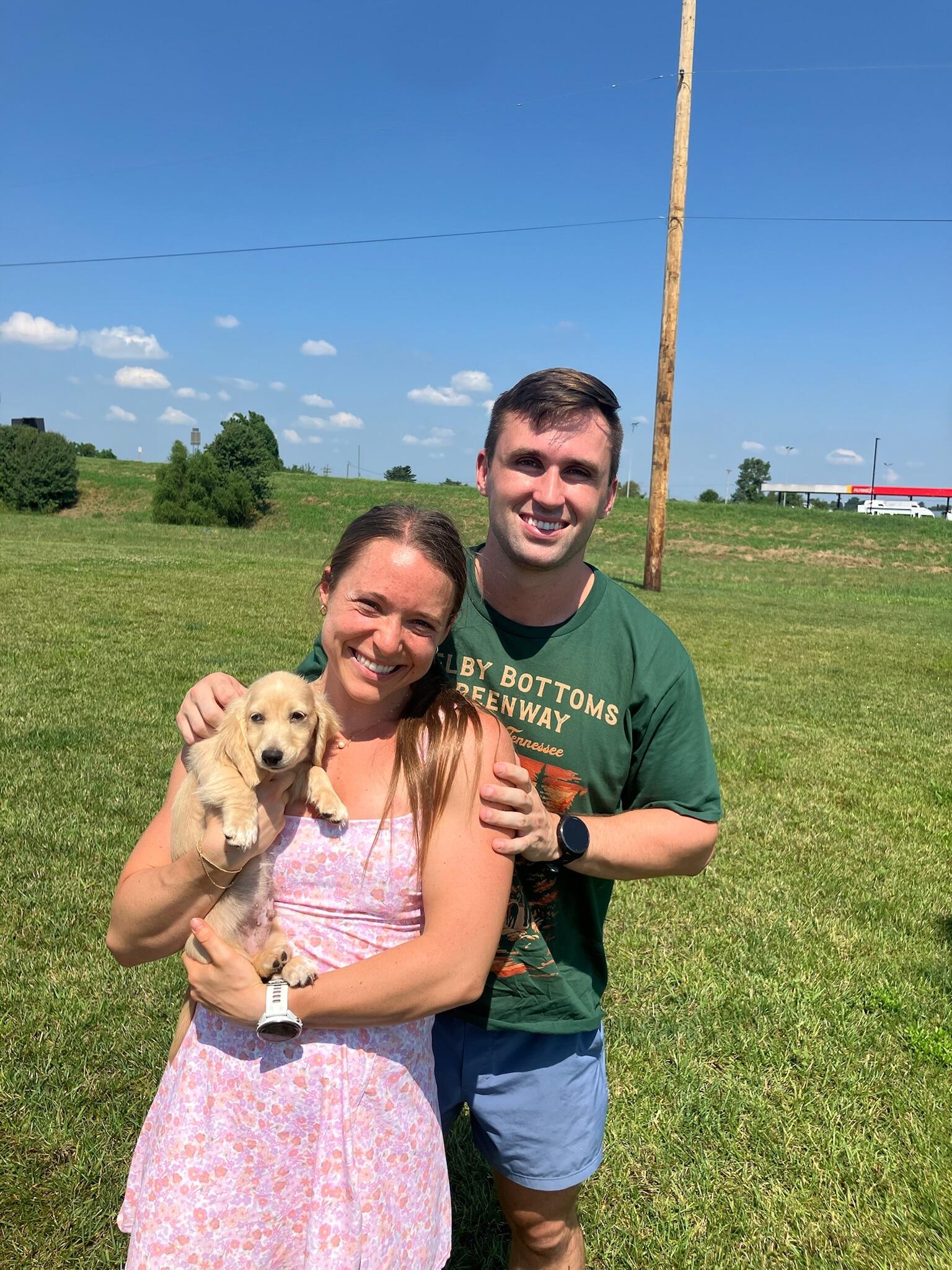We adopted our fur baby, Waffles!