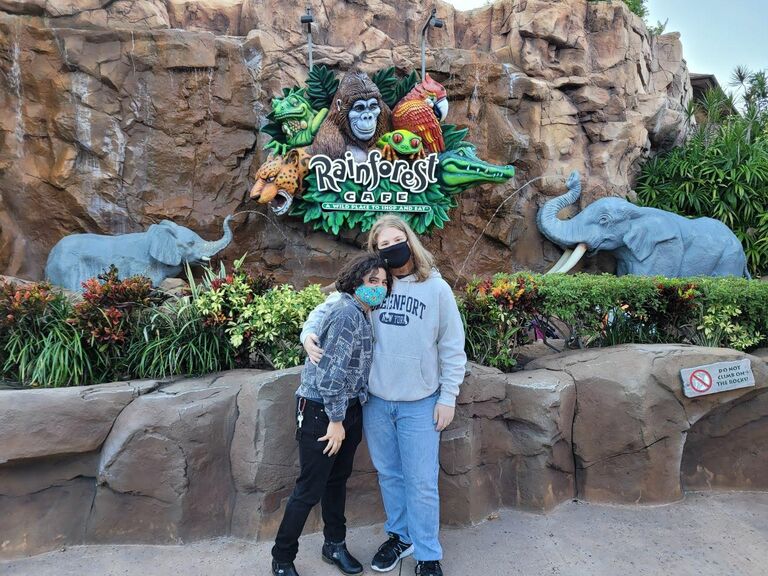 The first time we said "I love you" at Disney Springs <3