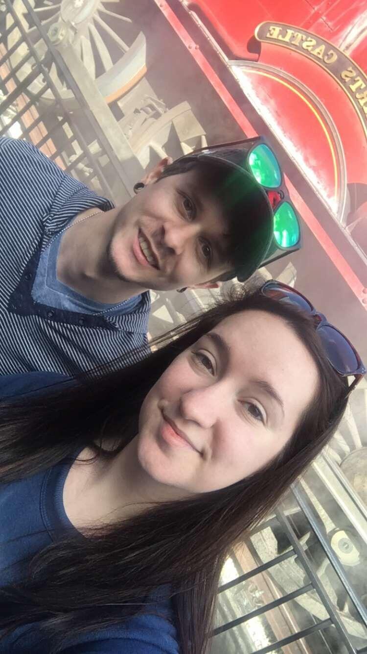 After a few years, they started venturing further away and took their first real trip to Florida to share in their love for Harry Potter and for Johnny to meet Mandy's grandmother. 