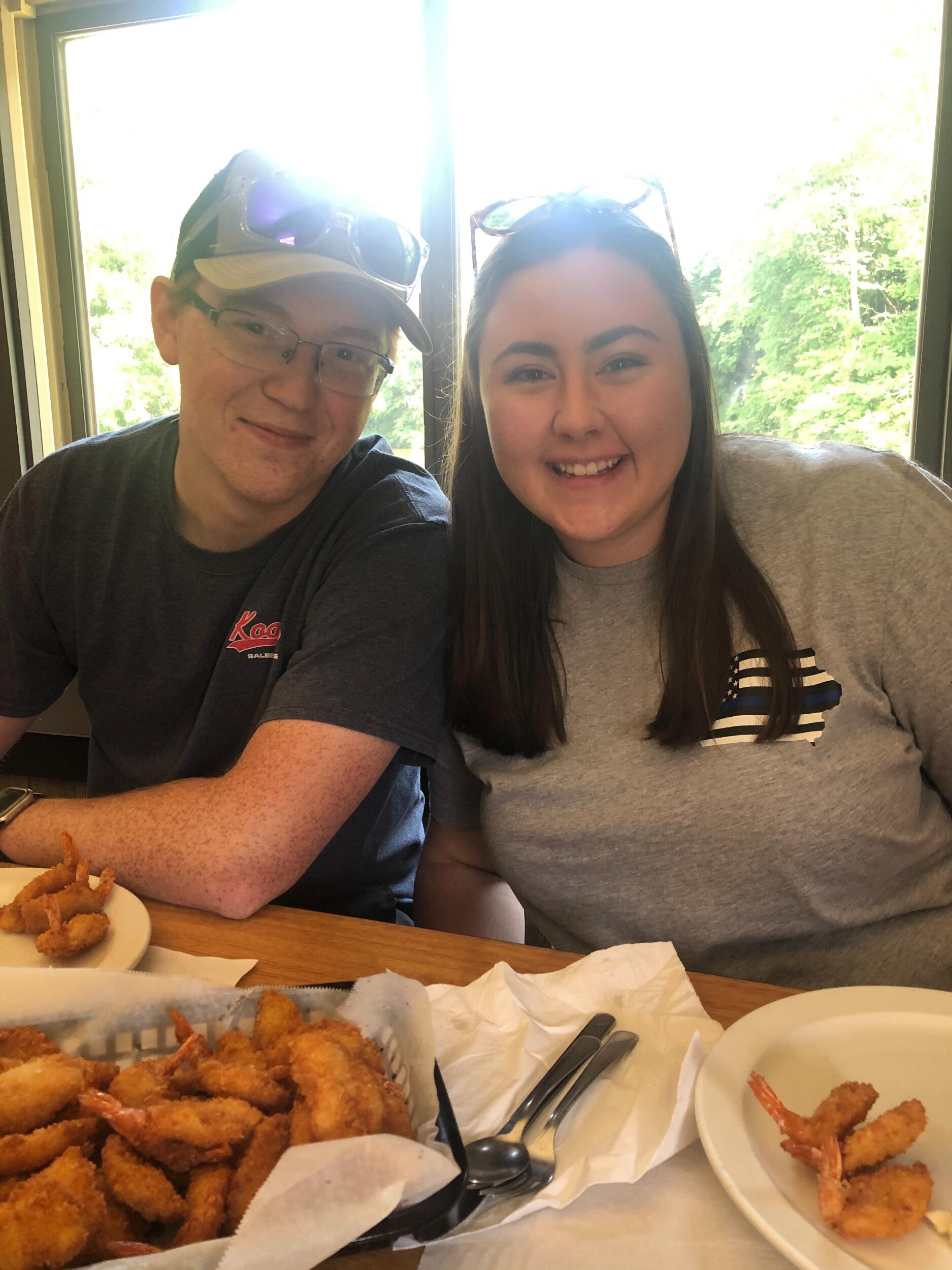 Road trip to Bluff Lake Catfish Farm with Abbe's grandparents! 