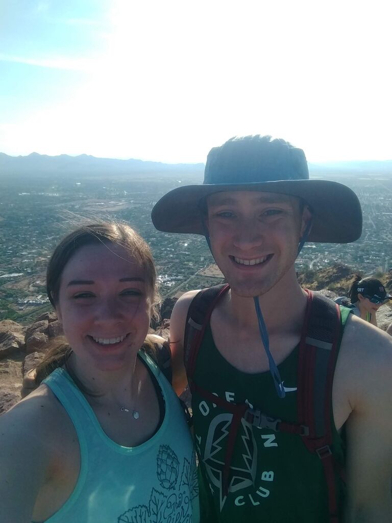 A top Camelback Mountain outside of Scottsdale, Arizona! (2021 vacation)