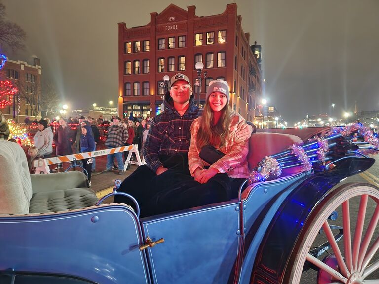 Carriage Ride (a few hours before Matthew proposed)