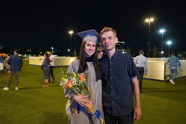 Kara's Nassau Community College Graduation.