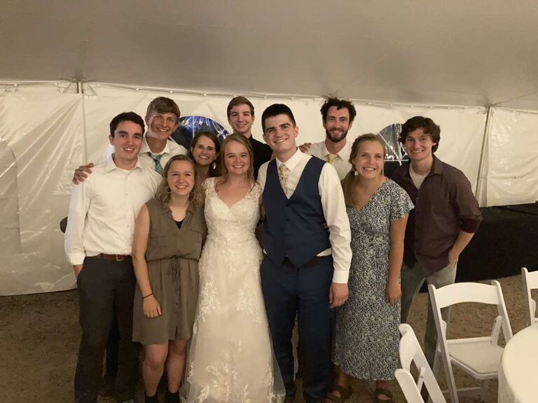 Even though we didn't really know each other, the paths of Maggie and I crossed many times throughout our years at Luther Prep and at Martin Luther College since we had lots of mutual friends. Here we are attending a wedding before we became good friends, little did we know what lay ahead. 