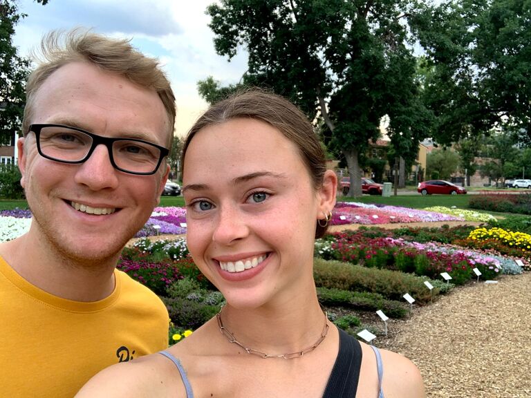 This was our second trip to Colorado, one of many. Denver quickly became a special place for us which is why we chose to design a custom engagement ring with a jeweler in Denver.