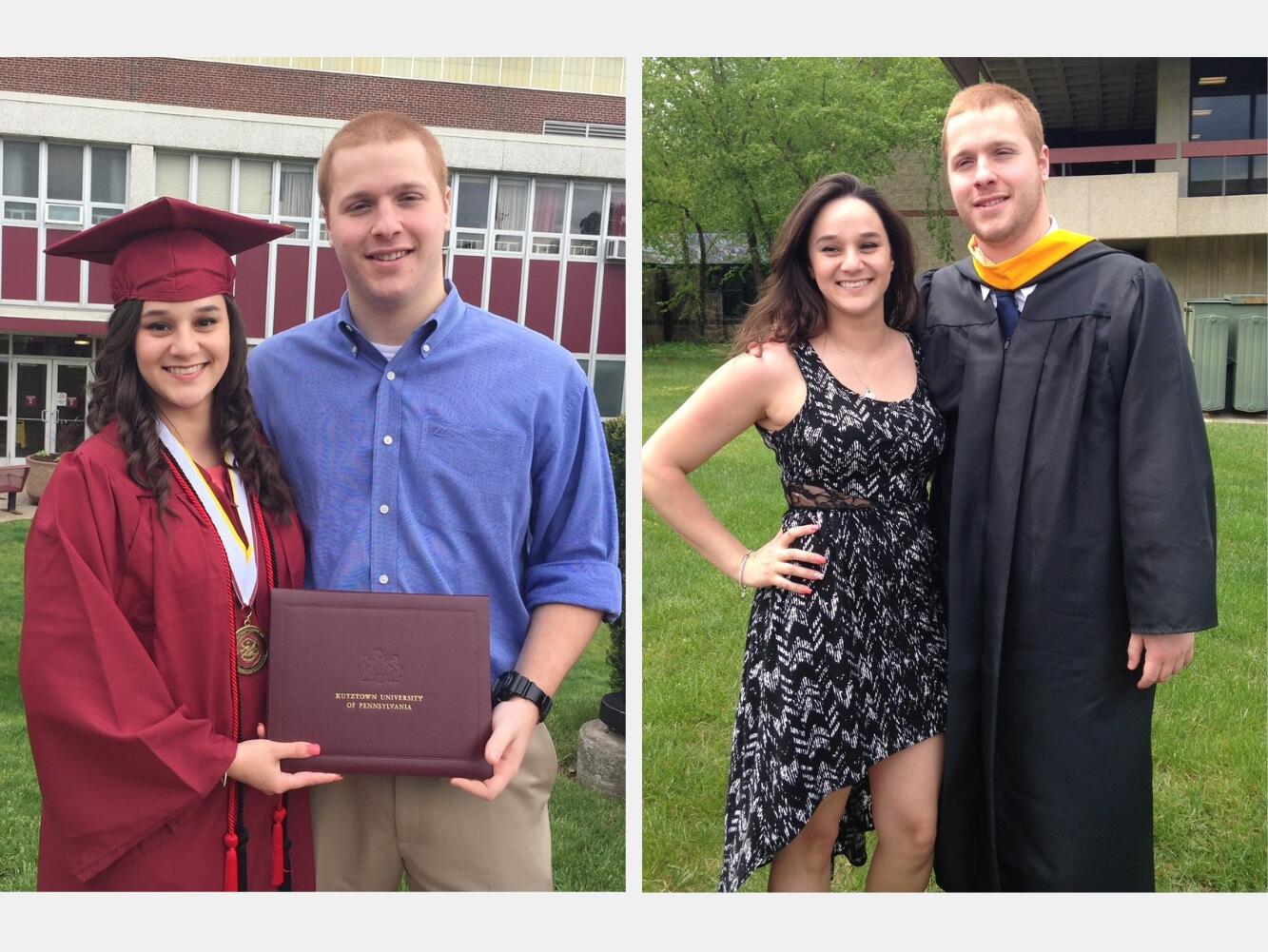 We dated through our last couple of years at college, and although we went to different schools, we made every effort to see each other on the weekends. After graduating in May 2016, we pursued the next chapters in our lives.