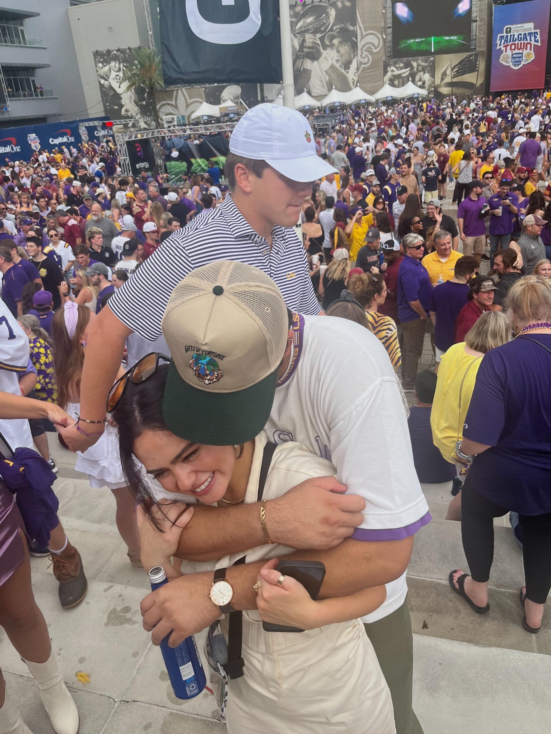 first LSU game together (we lost)