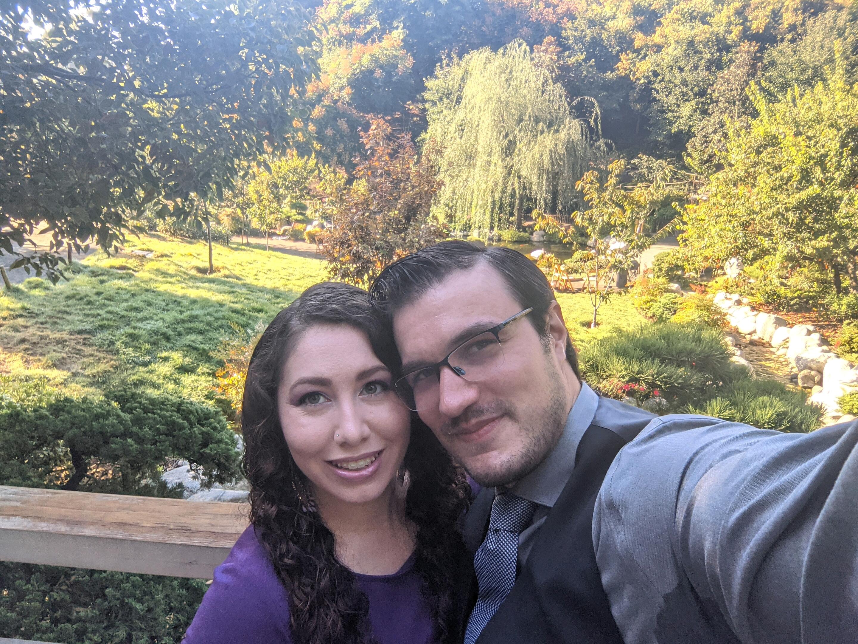 Drew and Kate's wedding, Japanese Friendship Garden, Balboa Park. SD