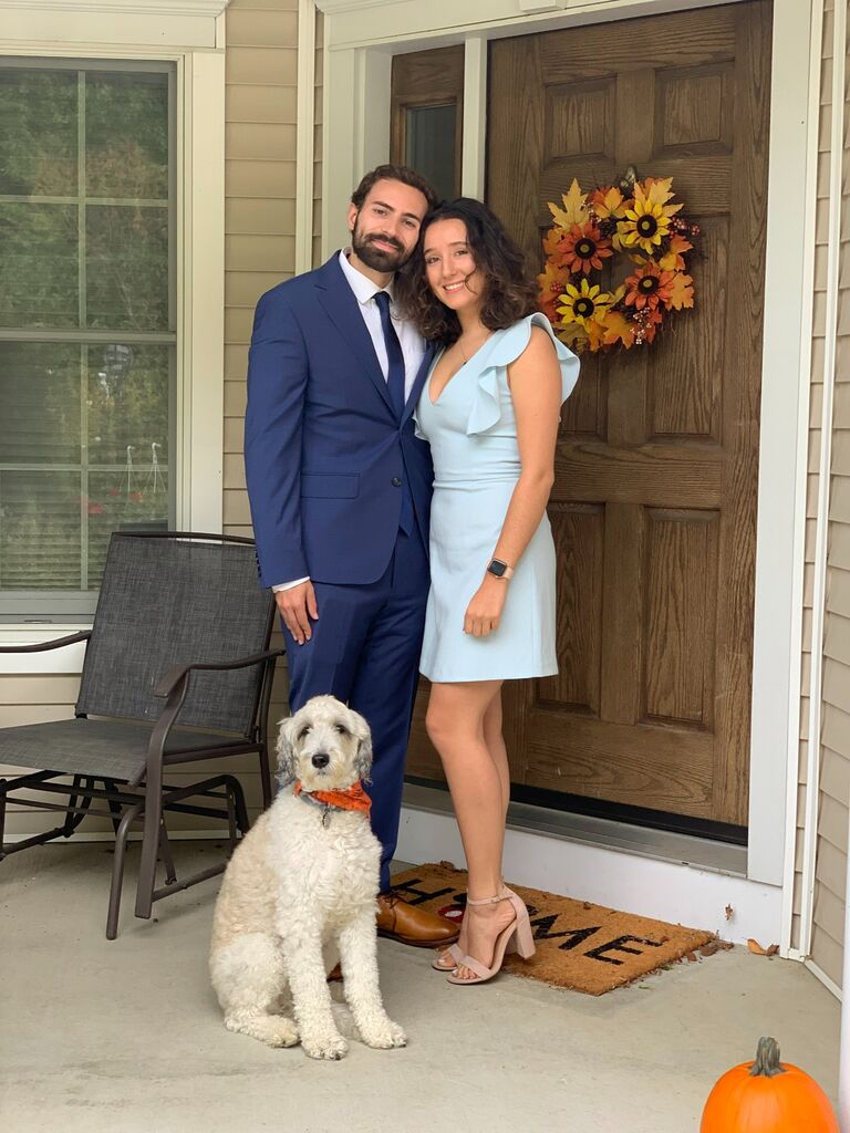 Our first wedding attended together that made us realize that we wanted to get married too