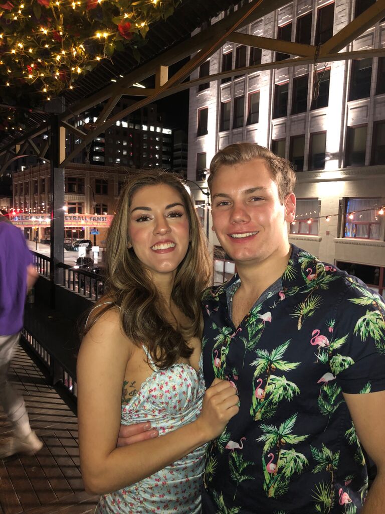 More parties, more fun. Buffalo is a wee bit chilly, but the late night Jim's Steakout trips are worth it. Big smiles!
