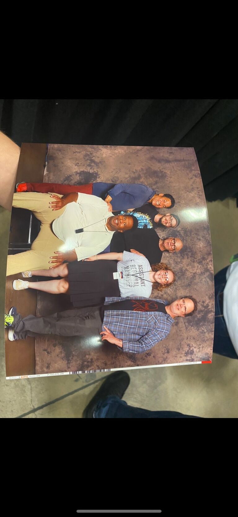 Keith took me to meet 'The Office' crew for my birthday. 