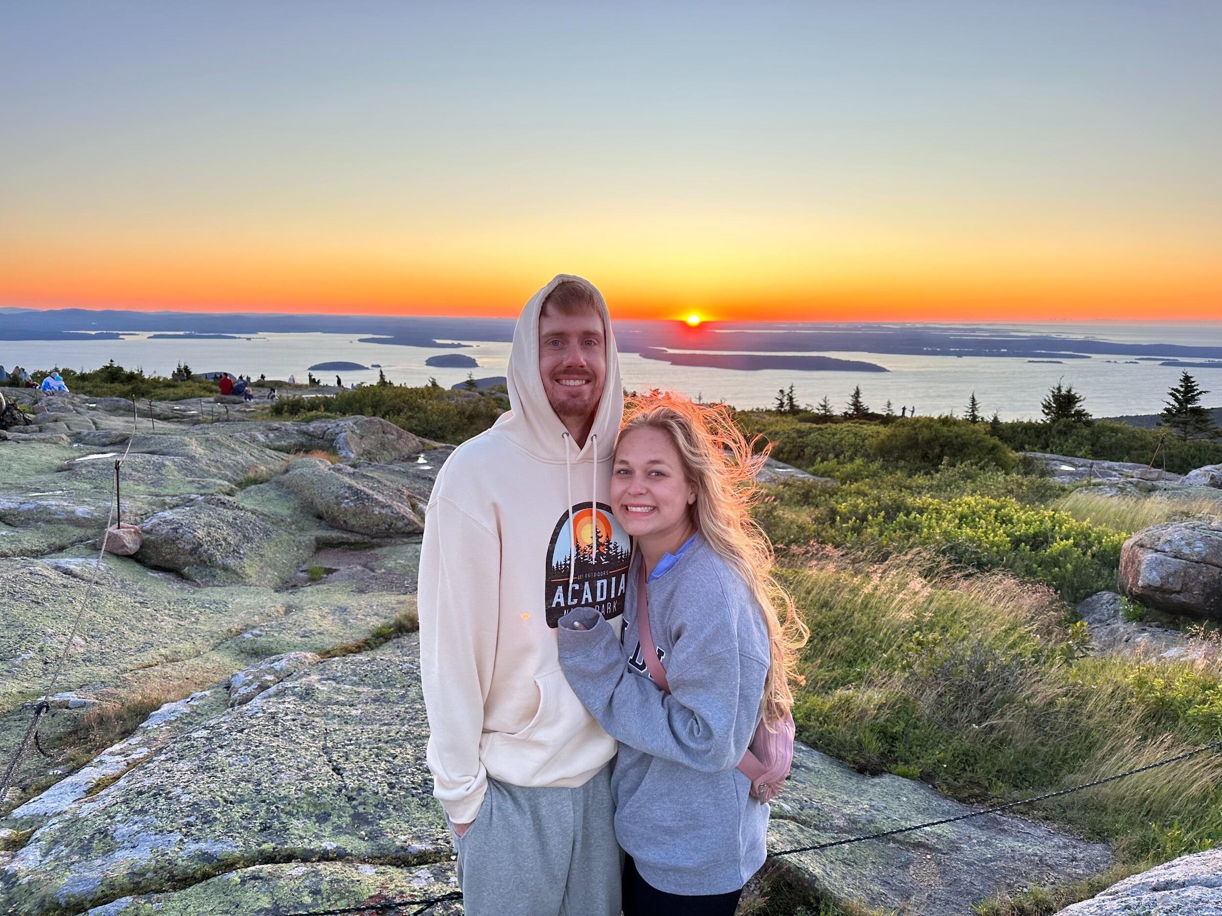 Got up at 3am (twice) for the 1st Sunrise to reach the US