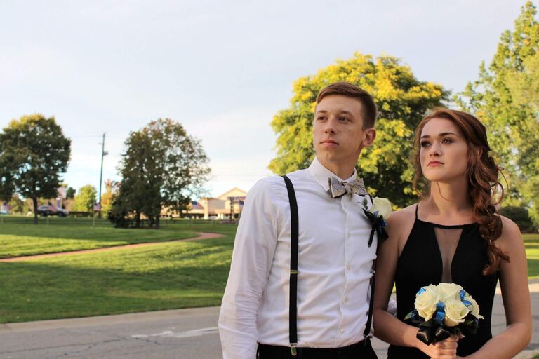 Fall homecoming together, strictly friends! [very much friend zoned]