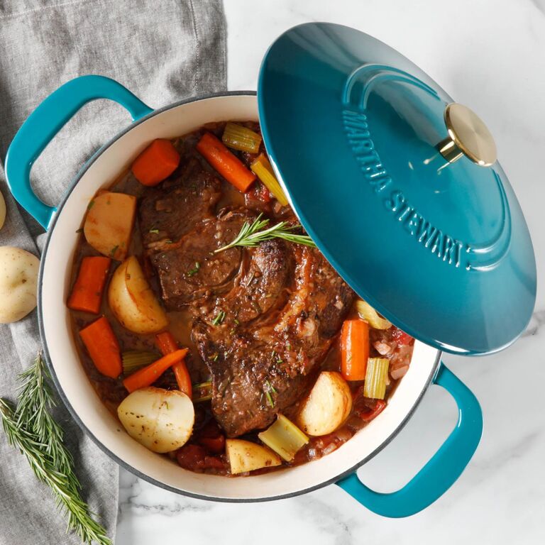 Martha Stewart cast iron dutch oven, wedding gifts under $100