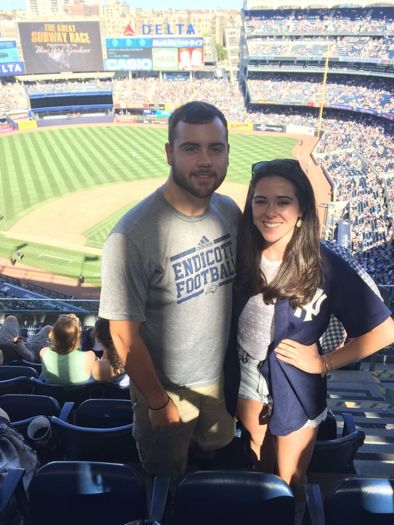 And visiting Yankee Stadium of course with the hope of turning Andrew into a Yankees Fan (he's from Boston...)