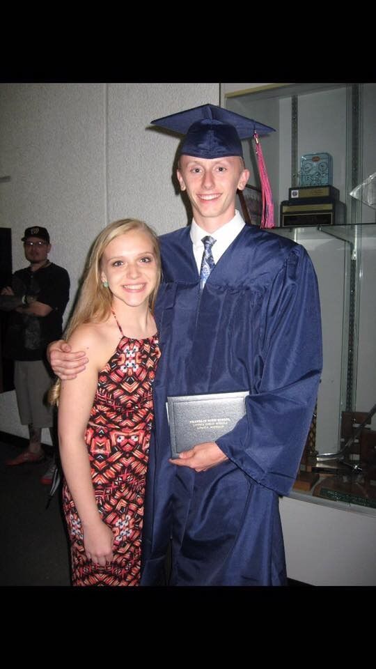 Brennen's high school graduation. 