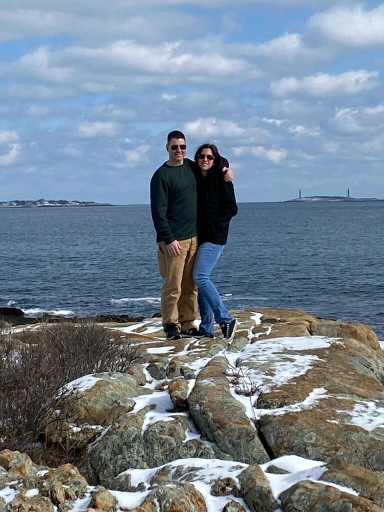 Our search began in Gloucester, at the Bass Rocks Elks.  We instantly fell in love  with all of  the sights, sounds, and smells the Atlantic coast had to offer.  Thacher Island and Cape Ann Light Station is seen in the background.  It was also today that we easily agreed upon a summer wedding.  