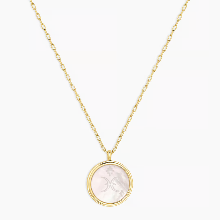 zodiac sign necklace for your first valentine's day gift