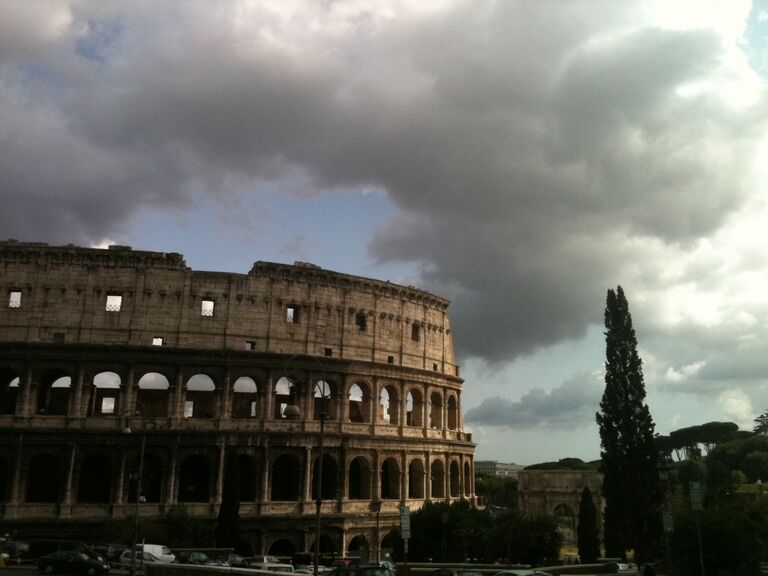 Nick was in Dublin, Ireland. Darcy arrived in Rome, Italy. Distance: 1,532 miles