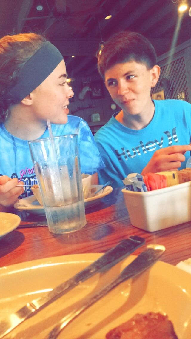 One of our friends captured this picture of the two of us after Callie's state swim meet. It's been one of our favorites ever since.