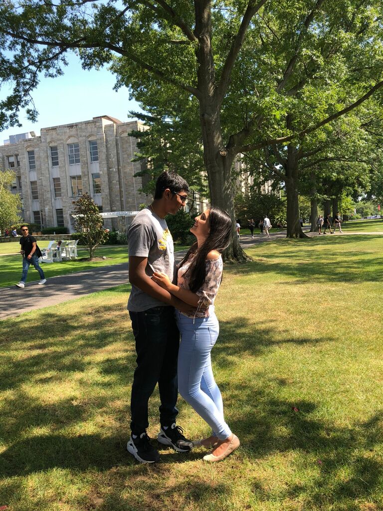 Our First Day of College Together
