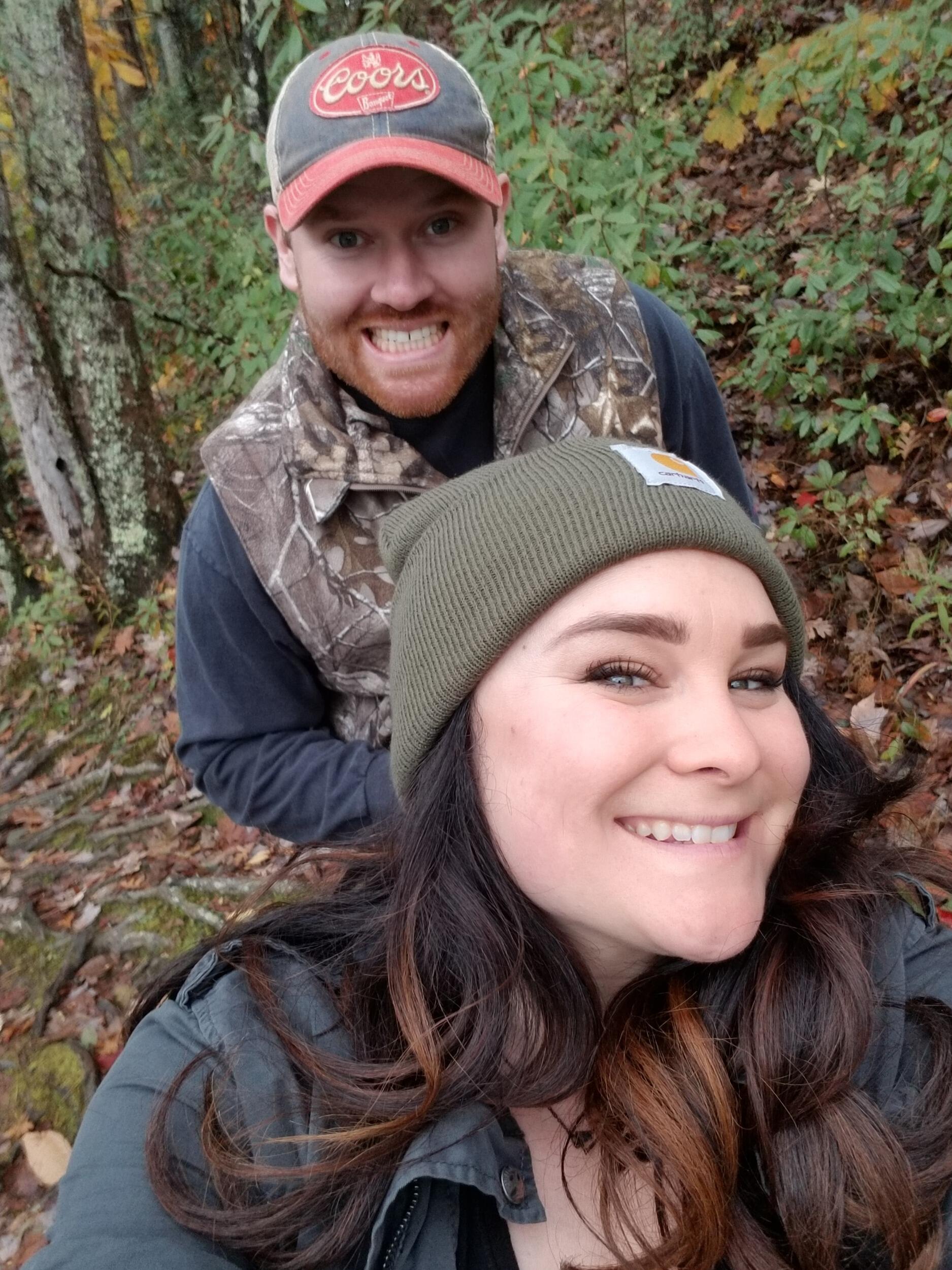 Hiking in Helen, Georgia.
