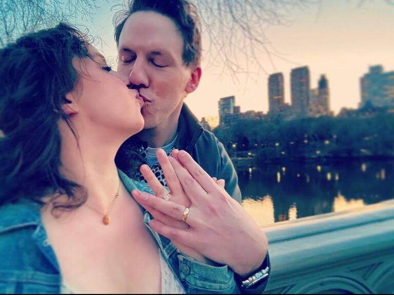 Andy proposed to Nissa a week and a day later...it's a fun and funny story...more entertainingly told in person.