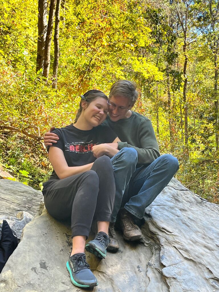 Hiking is almost ALWAYS a yes... especially with friends! 

(two days after this, he told me he loved me for the first time <3) 