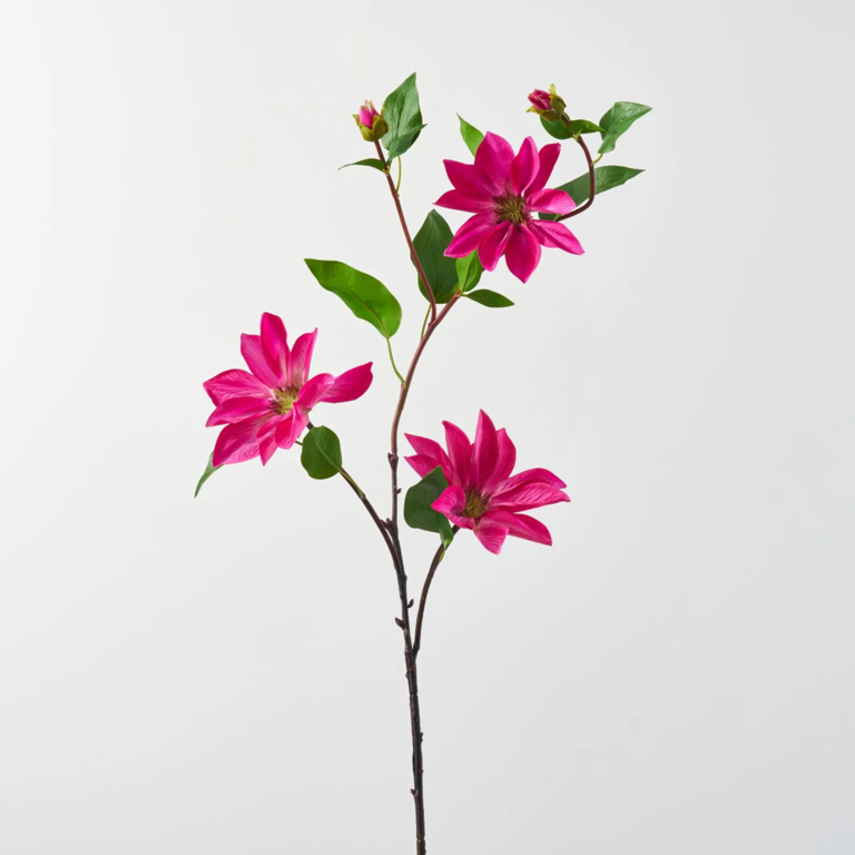 Faux Clematis Flower