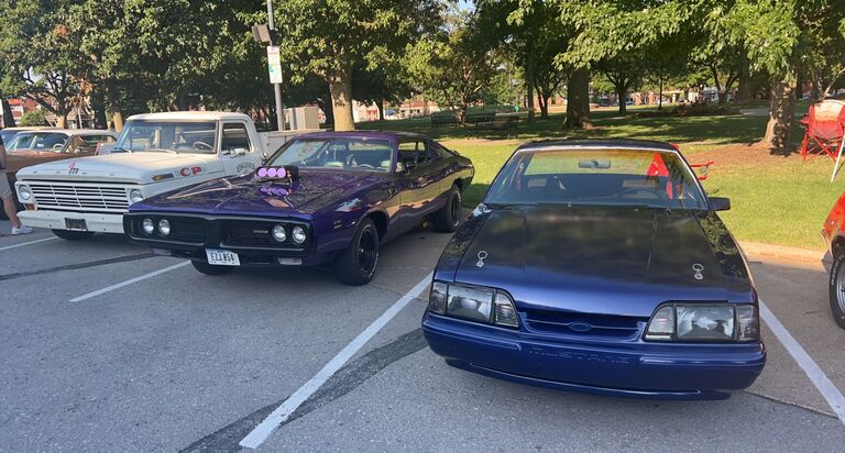 Our first car show together