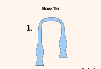 How to Tie a Bow Tie step 1