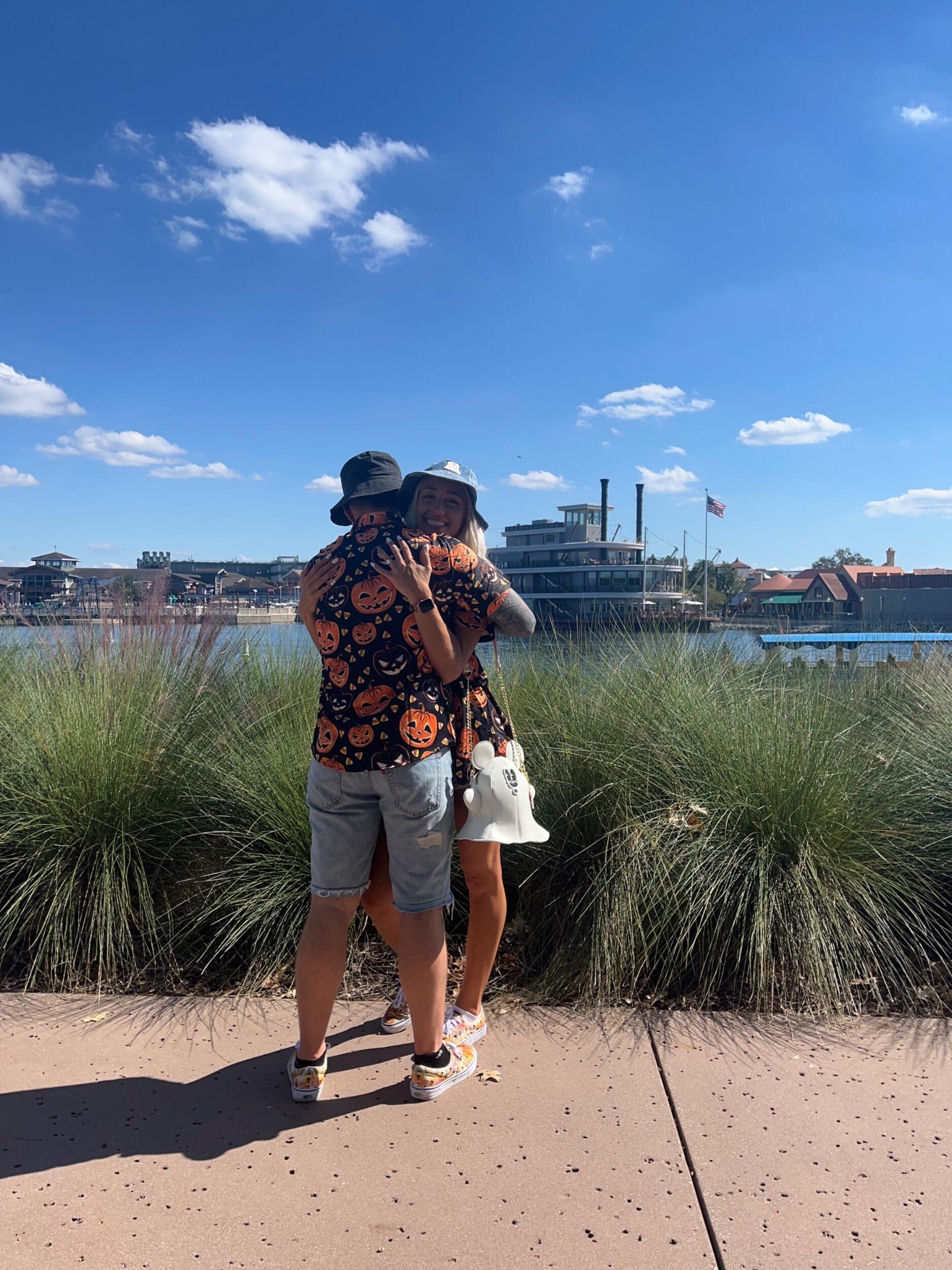 What better way to celebrate our engagement than a Disney springs trip?